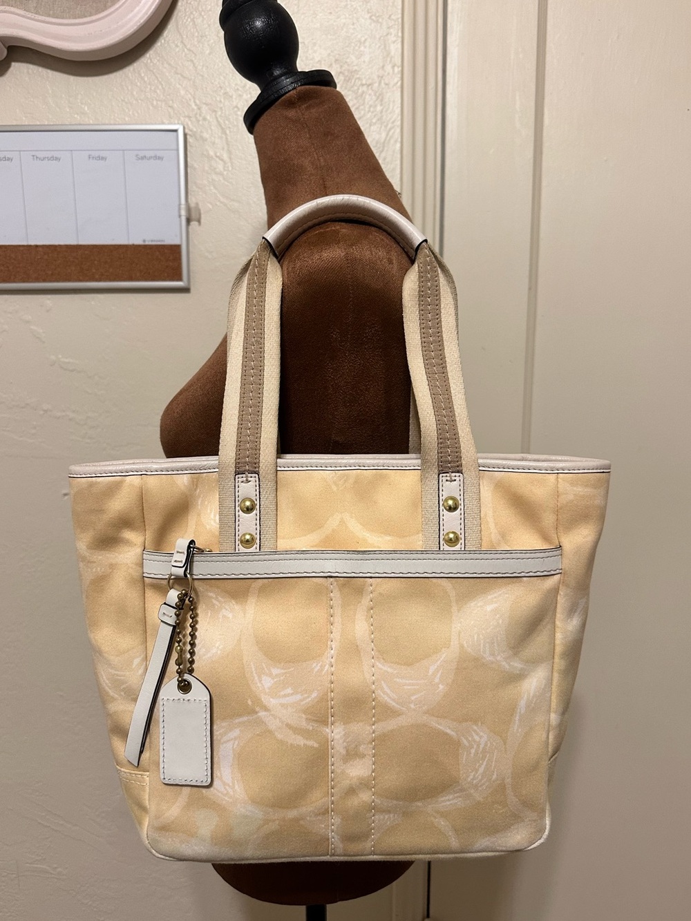 Coach Hampton Scribble Tote Bag